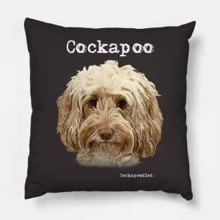 Golden Apricot Cockapoo / Spoodle and Doodle Dogs Pillow