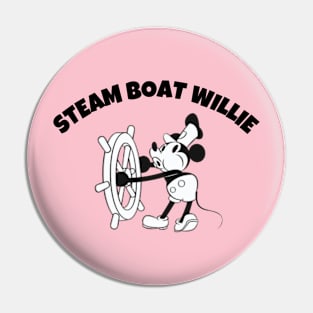 Steamboat Willie - Classic Cartoon Pin