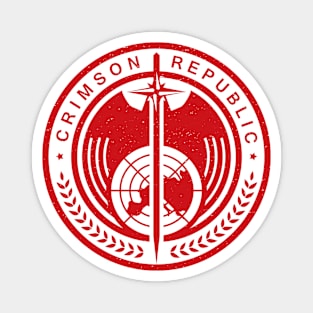 Crimson Republic Patch Magnet