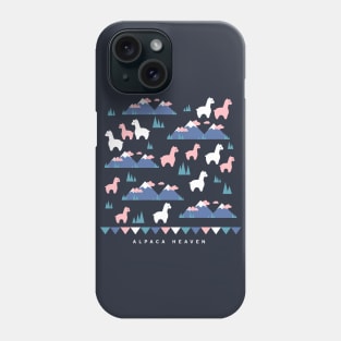 Alpaca Heaven Illustration Phone Case