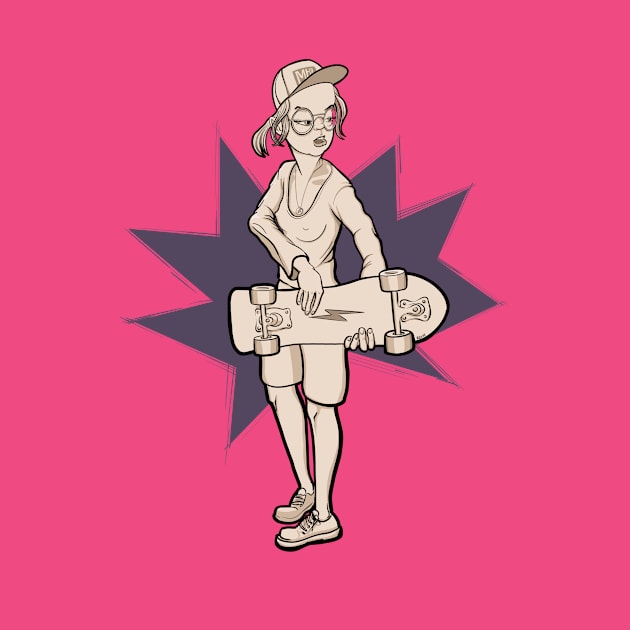 Skate girl by motylanoga