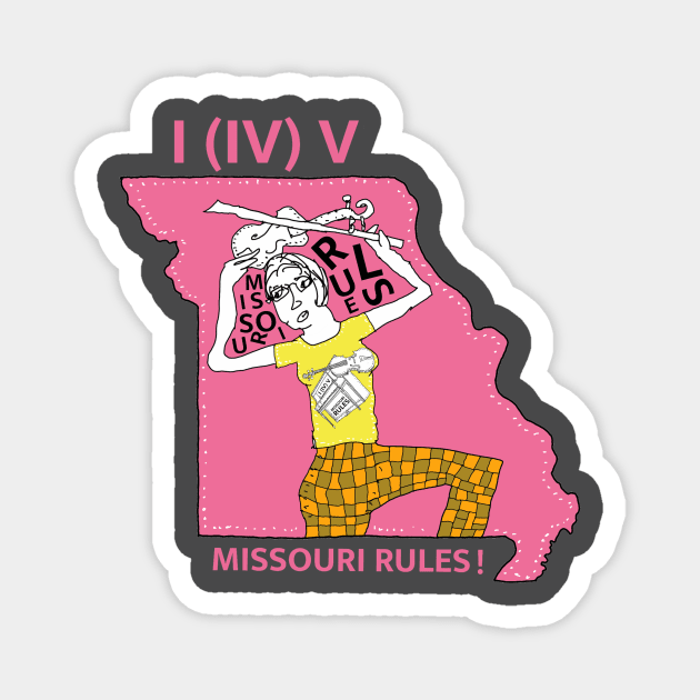 Missouri Rules! Magnet by sambartlettart