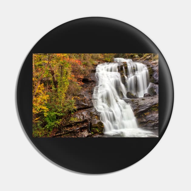 Bald River Autumn Falls Pin by somadjinn
