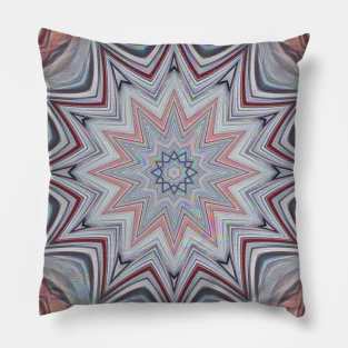 Boho Style Abstract Festive Mandala Pattern Pillow
