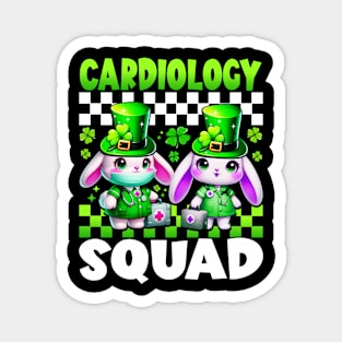 Cardiologist Team cardiology squad Cardiac Nurse st Patricks Day Magnet