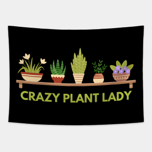 crazy plant lady Tapestry