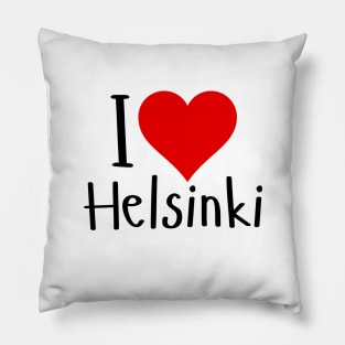 I Love Helsinki Pillow