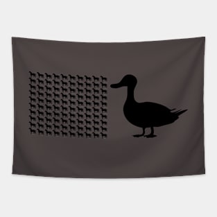 100 Duck Sized Horses or 1 Horse Sized Duck? Tapestry