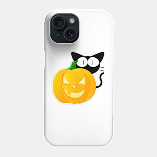 halloween scary evil pumpkin funny pumpkin head Phone Case