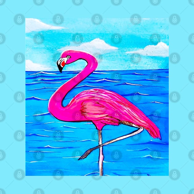 Pink Flamingo by Sketchy_vamp