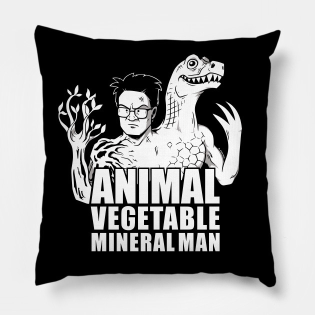 Animal Vegetable Mineral Man - Doom Patrol - Pillow | TeePublic Animal Vegetable Mineral Man - Doom Patrol - Pillow | TeePublic