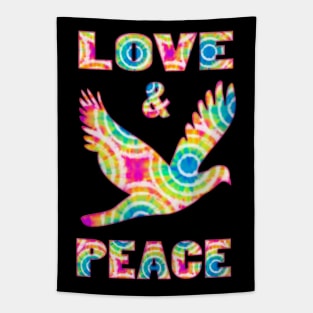 Love and peace Tapestry