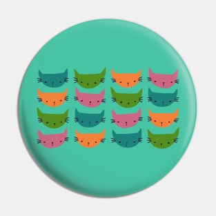 Cute Cat Heads Pin