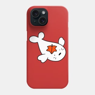 Red Leaf Harp Seal Phone Case