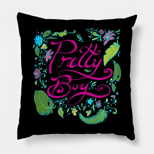 Pretty Boy Pillow by FindChaos