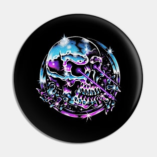 80'S SKULL Pin