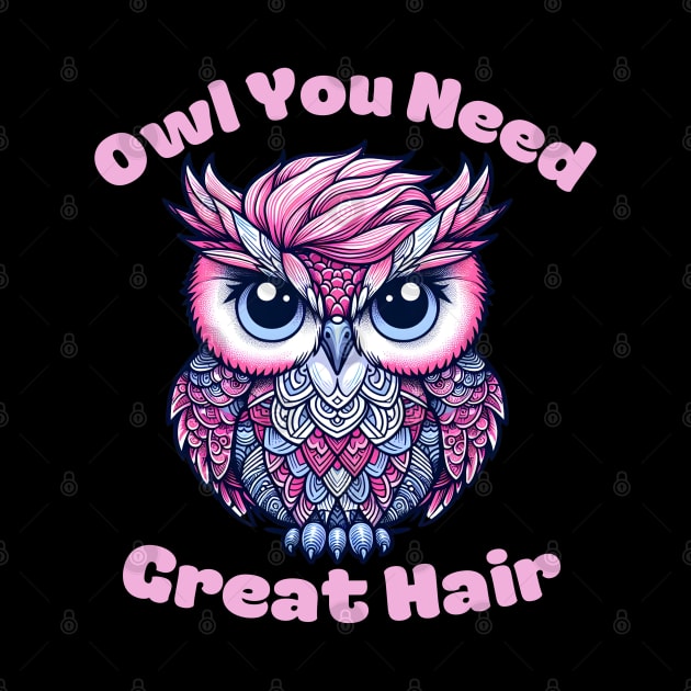 Owl hairstylist by Japanese Fever