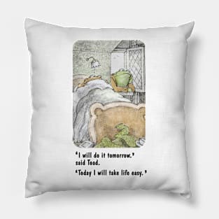 Frog And Toad Funny meme Pillow