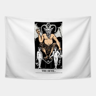 Modern Tarot Print - The Devil Tapestry