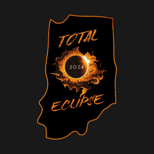 Total Eclipse 2024 Indiana T-Shirt