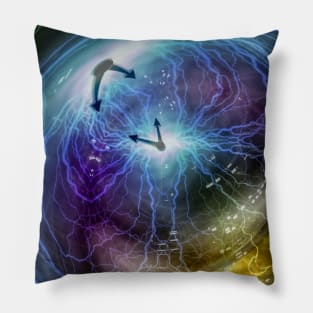 Portal of time Pillow