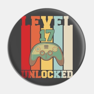 Level 17 Unlocked Pin