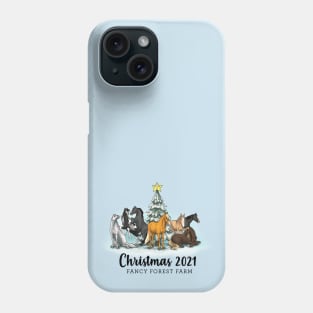 Fancy Forest Farm • Christmas 2021 • Black Text Phone Case