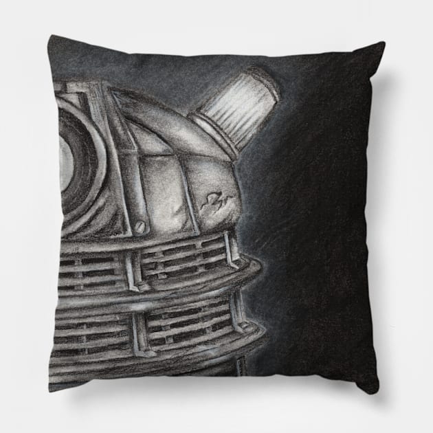 Dalek Pillow by AaronShirleyArtist