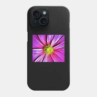 Magenta Aesthetic Floral Drawing Phone Case