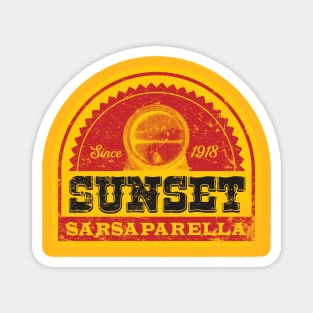 Sunset Sarsaparella Magnet