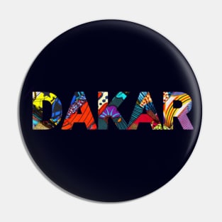 Dakar Wax Cloth Style Pin