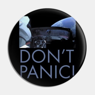 Don't Panic While Driving In Space Pin