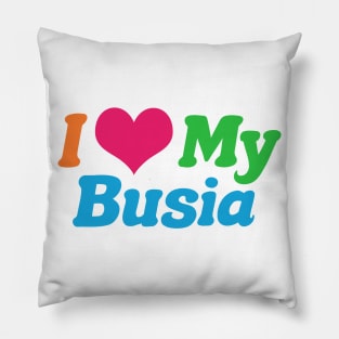 I Love My Busia Pillow