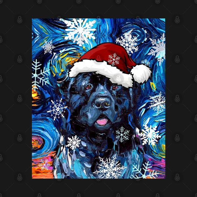 Newfoundland Santa by sagittariusgallery