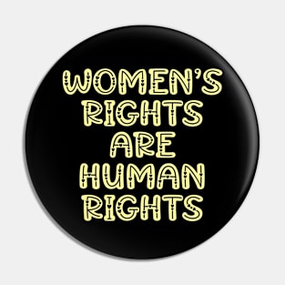 Women's rights matter Pin