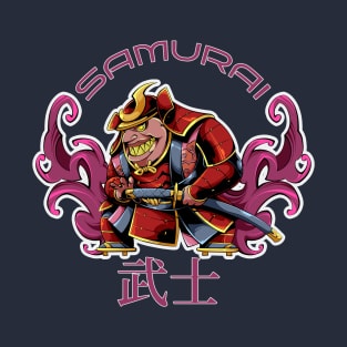 samurai warrior with a unique and badass katana T-Shirt