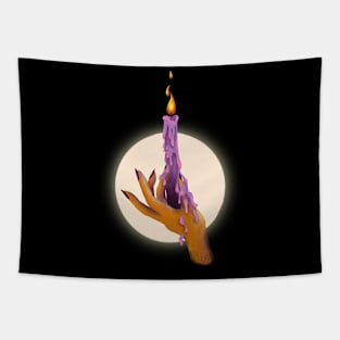 Witching Hour // Hand Dripping Candle Tapestry