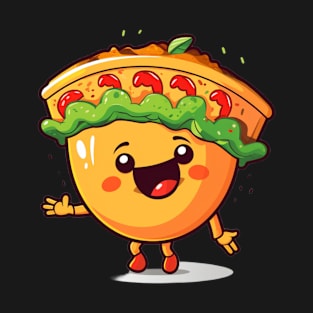 kawaii Taco cehees T-Shirt cute potatofood funny T-Shirt