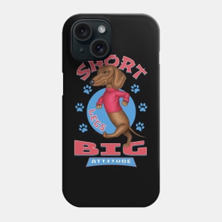 funny cute Doxie dog fur baby dog  Dachshund mom and dad gift Phone Case