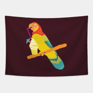 Tiki Bird Tapestry