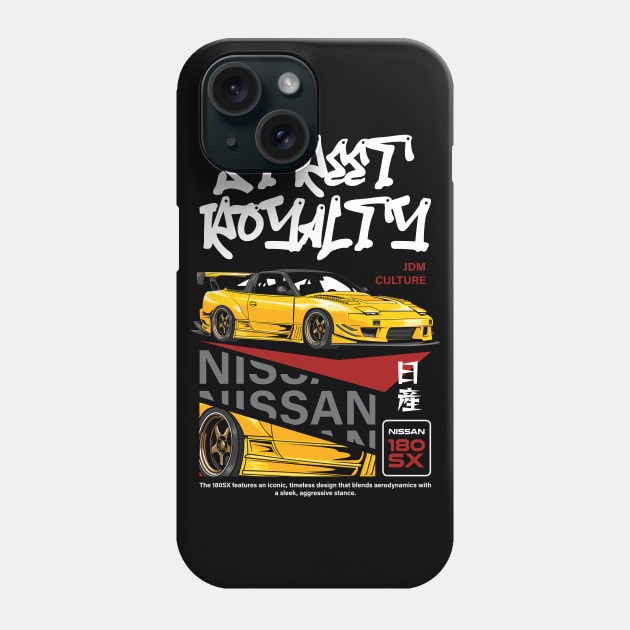 Nissan 180SX JDM Car Phone Case by milatees