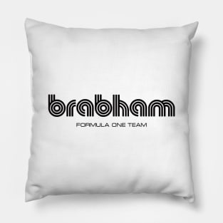 Brabham Formula One 1972 team logo - brabham black Pillow