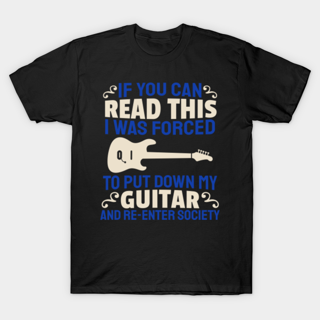 Discover Electric Guitar Band Musician - E-Guitar Rock Guitarist - Electric Guitar - T-Shirt