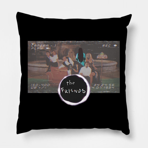 Horror of Friends Pillow by Spoonmoose