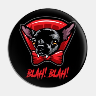 Chihuahua Vampire Halloween Pin