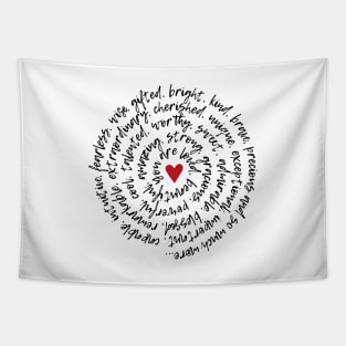 Kindness Swirl Tapestry