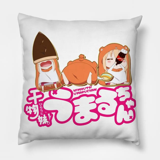 Umaru chan Trio Pillow by cutie_eyes