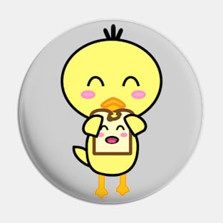 Waddles Snack Time Pin