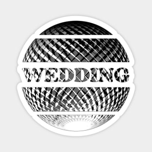 Silver wedding celebration Magnet