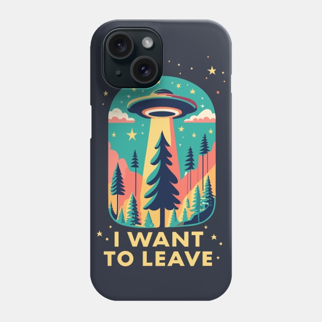 i want to leave Phone Case by hunnydoll